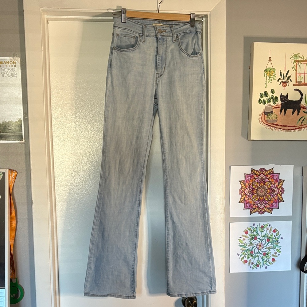 Levi's Light Blue High Rise Bootcut Jeans